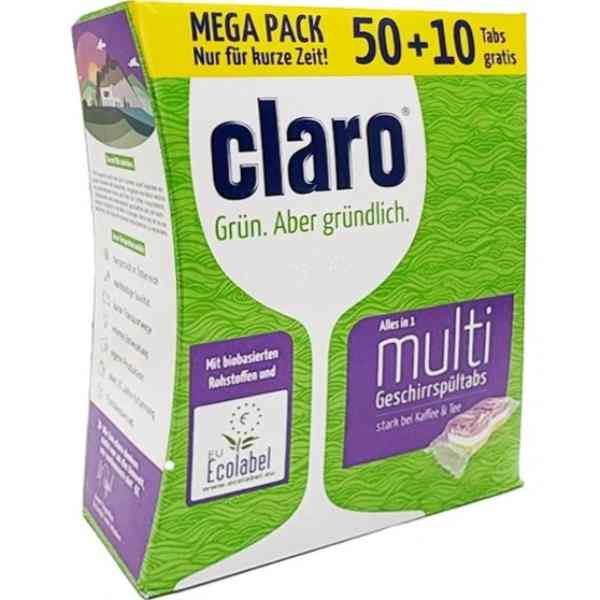 قرص ظرفشویی کلارو ۶۰ عددی مدل mega pack